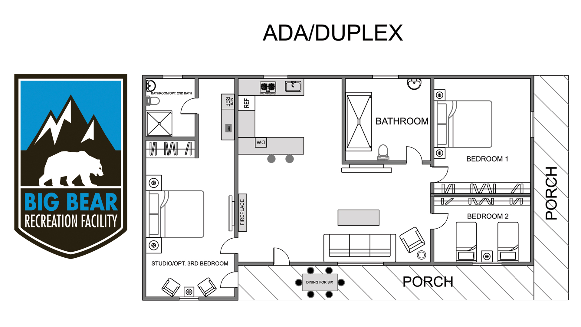 ADA / Deluxe Cabin floor plan