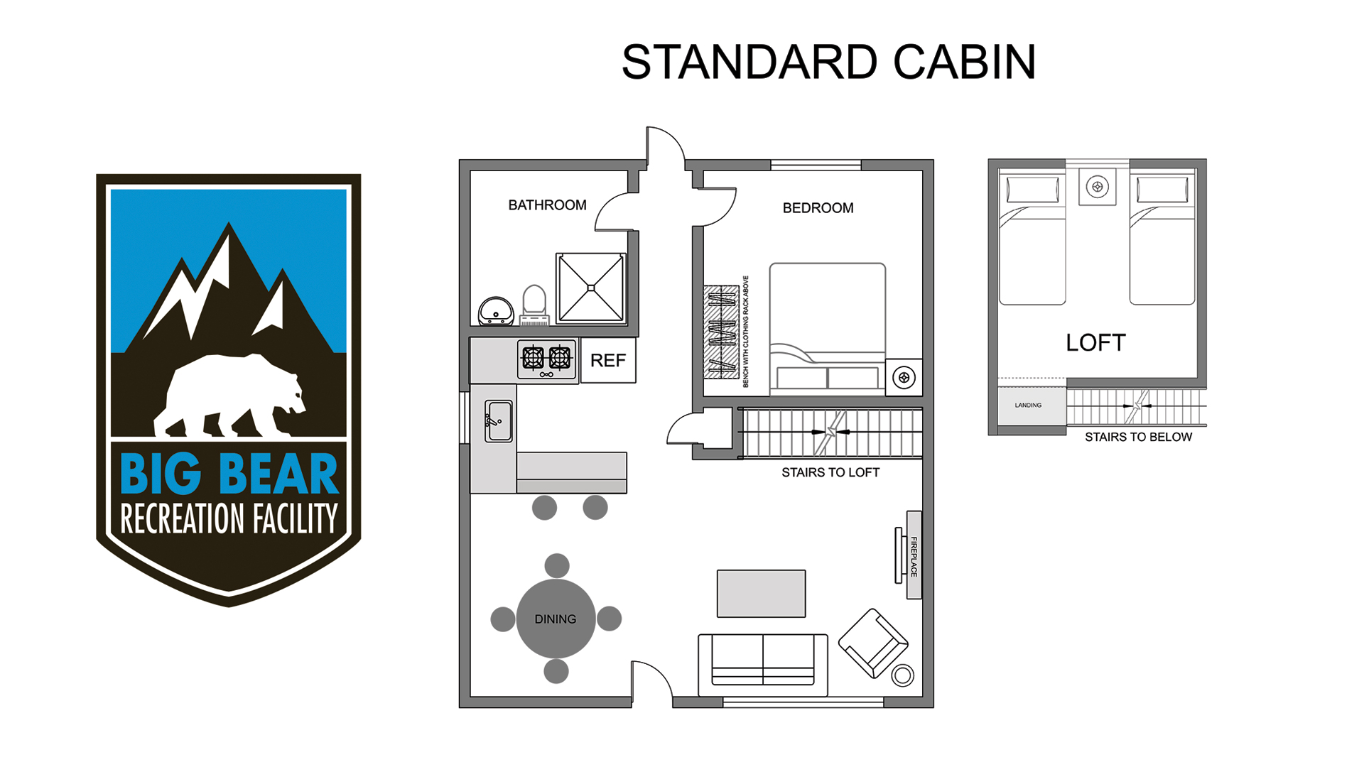 Standard Cabin floor plan