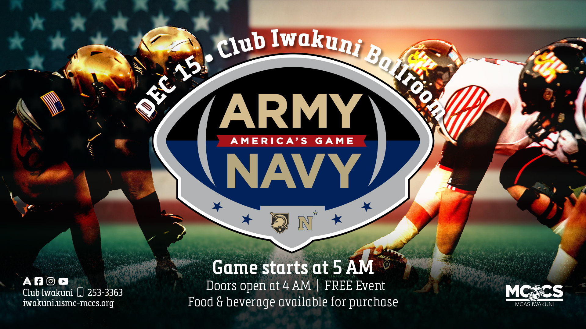 Army-Navy Game Watch Party