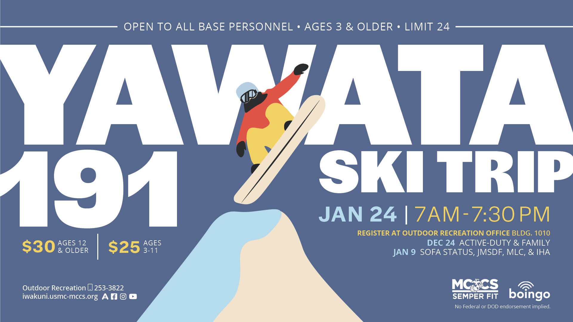 Yawata 191 Ski & Snowboard Trip