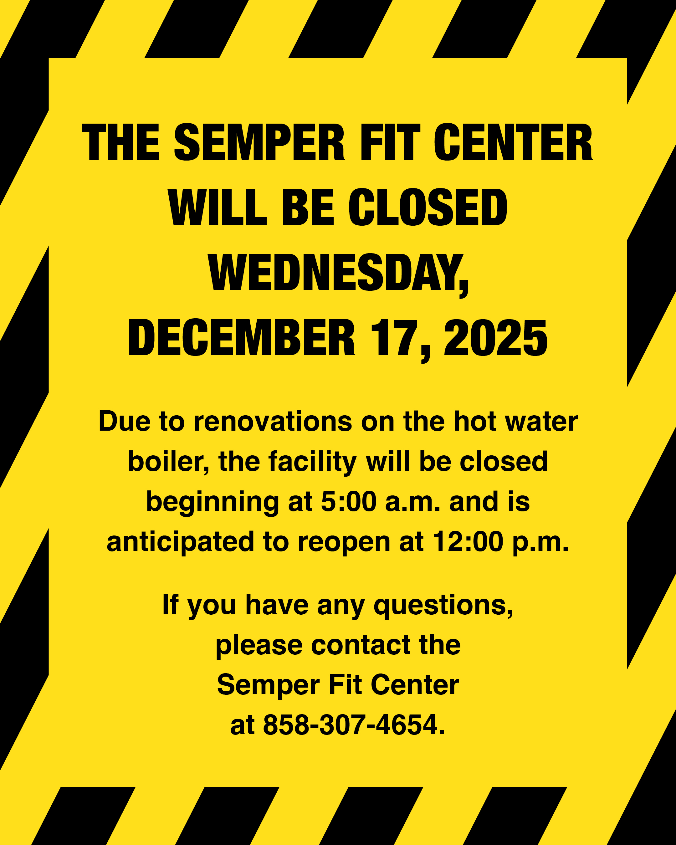 The Semper Fit Center will be closed 1080x1350 social media slide.jpg