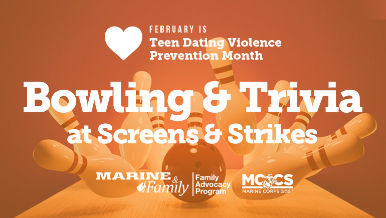 Teen Dating Violence Prevention Month: Bowling & Trivia at Screens & Strikes