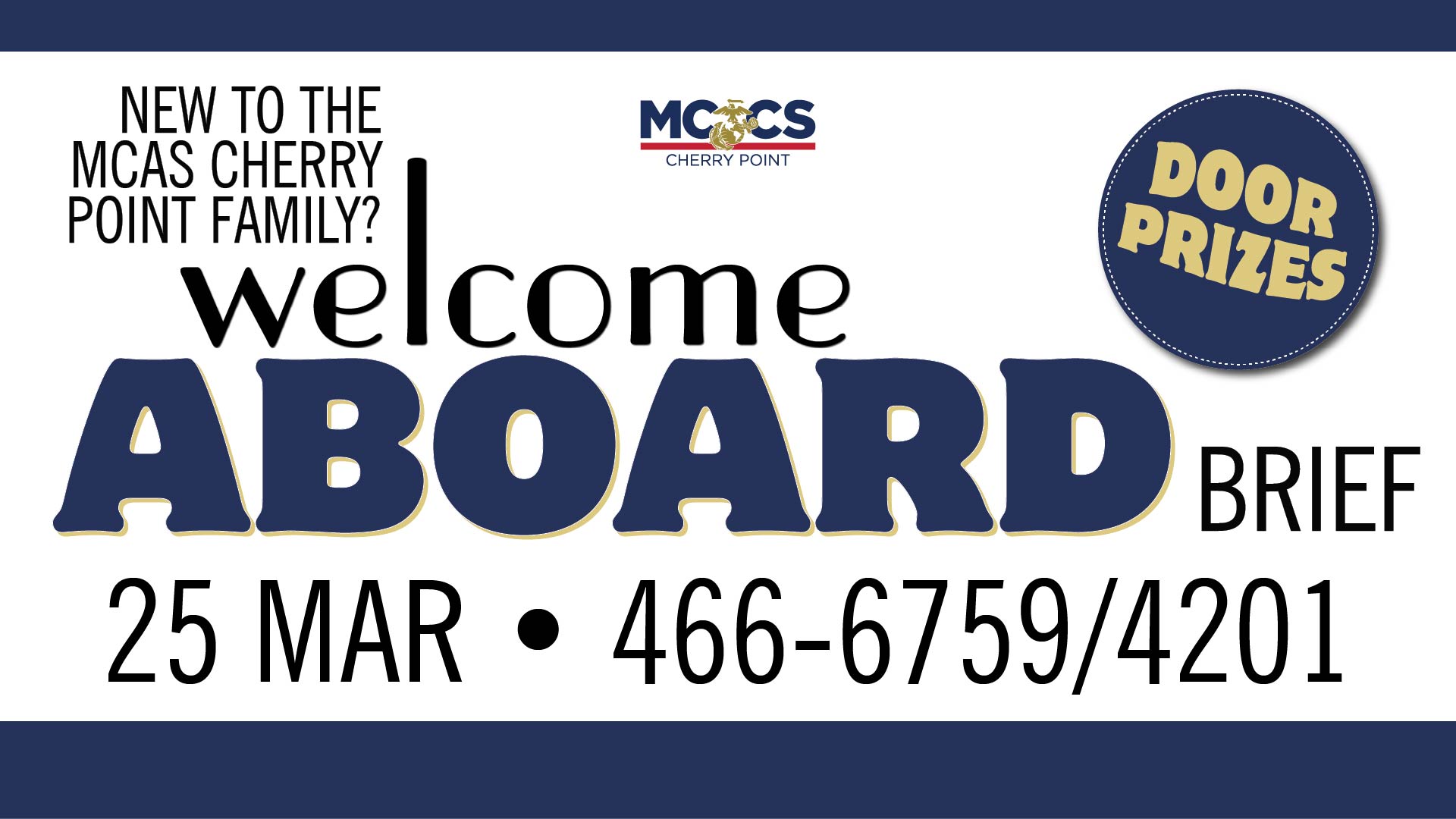 Welcome Aboard Brief