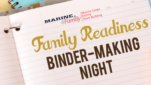 Family Readiness Build-a-Binder Night