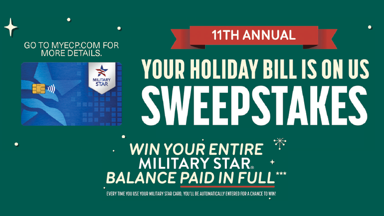 Your Holiday Bill is on Us Sweepstakes