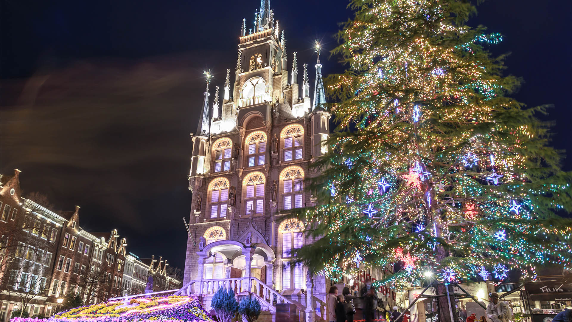 Holiday Lights and Decorations at Huis Ten Bosch (Dutch Village) Trip